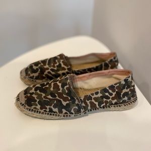 Cammo Print Cousu Main Espadrilles Made in Spain